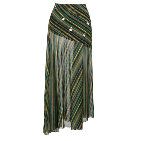 Damen eleganter Badeanzug mit passendem Strandrock EB