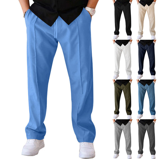 Herren Bequeme Sweatpants mit eleganter Optik und seitlichen Eingrifftaschen EB
