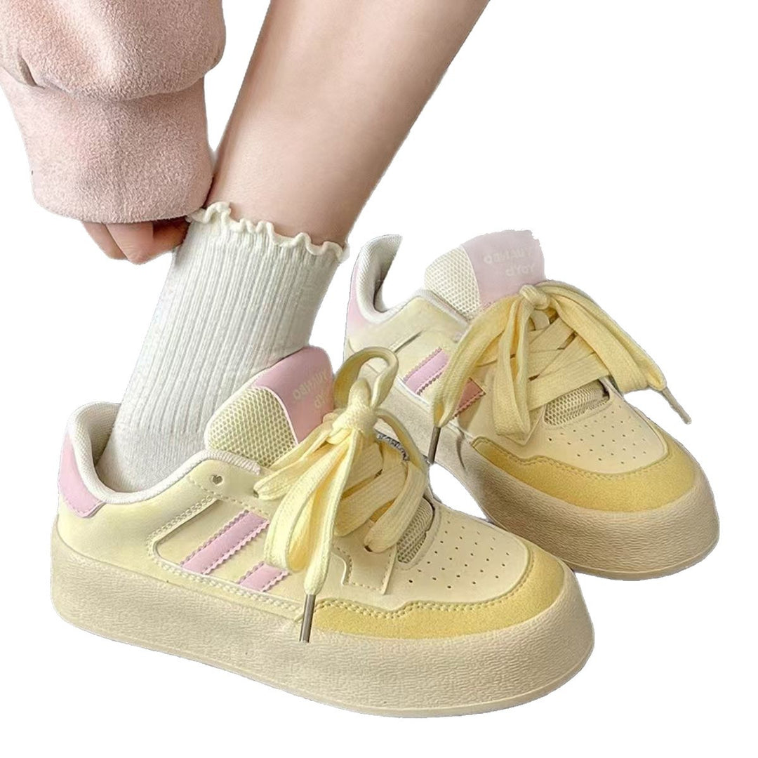 Damen Sportliche Sneaker mit komfortabler Polsterung und atmungsaktiver Oberflächenstruktur EB