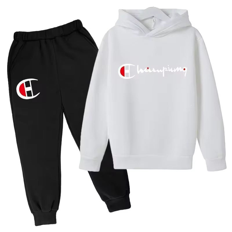 Unisex nan Kapuzenpullover mit Jogginghose Freizeitset EB