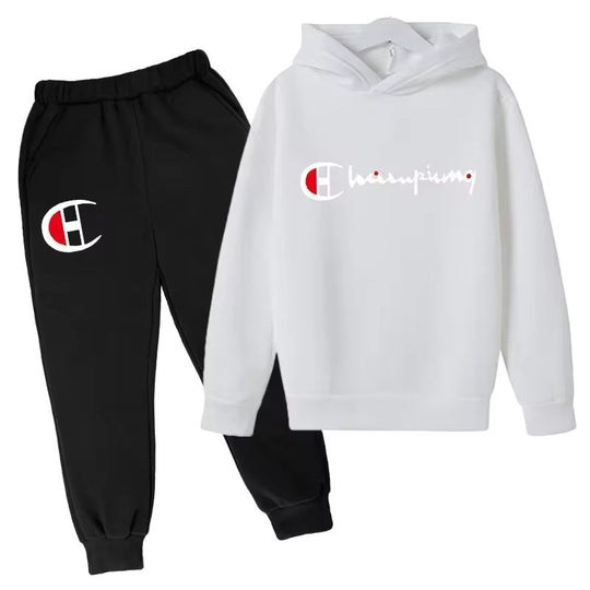 Unisex nan Kapuzenpullover mit Jogginghose Freizeitset EB