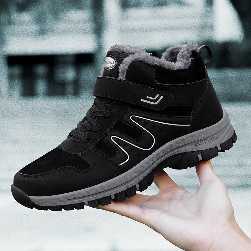 Damen Winterliche Trekkingstiefel mit rutschfester Sohle und isolierendem Futter EB
