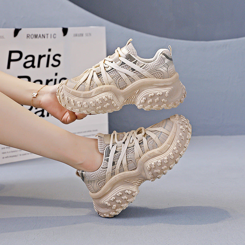 Damen Sportliche Freizeitsneaker mit innovativem Schnürsystem und rutschfester Sohle EB