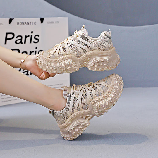 Damen Sportliche Freizeitsneaker mit innovativem Schnürsystem und rutschfester Sohle EB