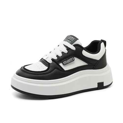 Damen modische Plateau Sneakers mit ergonomischer Dämpfung und trendigem Design EB