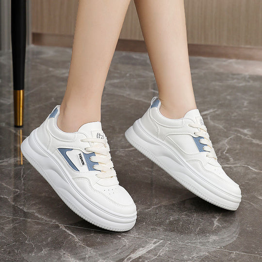 Damen Sportliche Sneaker mit atmungsaktivem Obermaterial und rutschfester Sohle EB