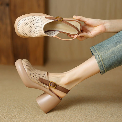 Damen Atmungsaktive Clogs mit modischem Perforationsdesign EB