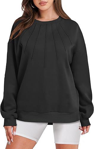 Damen Sweatshirt mit strukturiertem Design und weichem Innenfutter EB