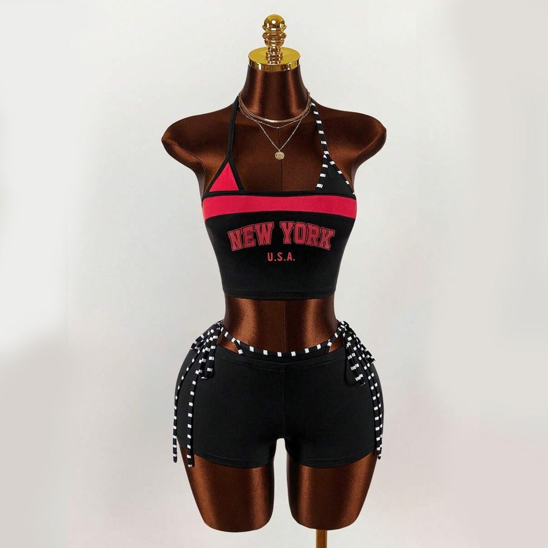 Damen Sportliches Oberteil mit Shorts EB