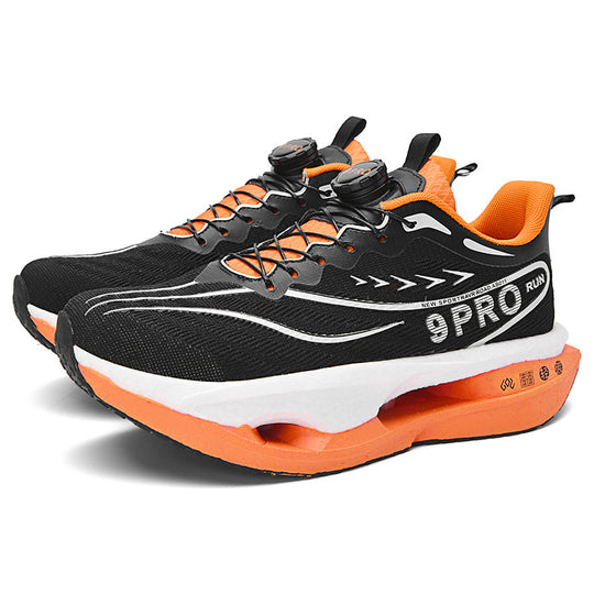 Unisex gedämpfte Performance-Laufschuhe mit Hohlkern-Plateausohle und Drehverschluss EB