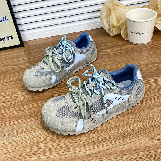 Damen Sportliche Sneaker mit rutschfester Sohle und atmungsaktivem Obermaterial EB