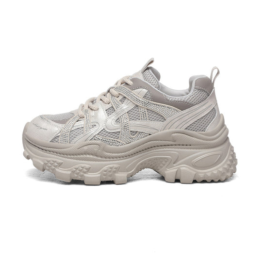 Damen Sportliche Dämpfungssneakers mit atmungsaktiver Oberfläche EB