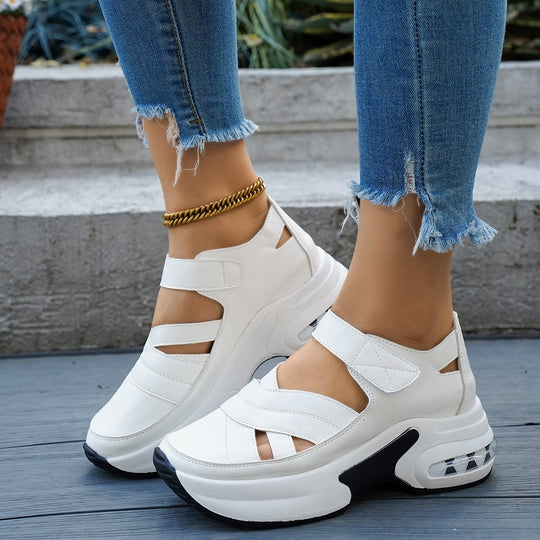Damen modische Sneaker mit gepolstertem Fersenbereich EB
