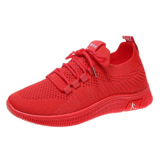 Damen Atmungsaktive Sport Sneakers mit flexiblem Schaft und rutschfester Sohle EB
