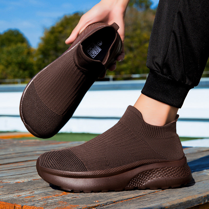 Damen Stricksneaker mit elastischem Schaft und dämpfender Sohle EB