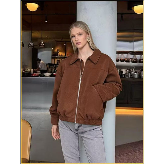 Damen lässige Echtjacke EB