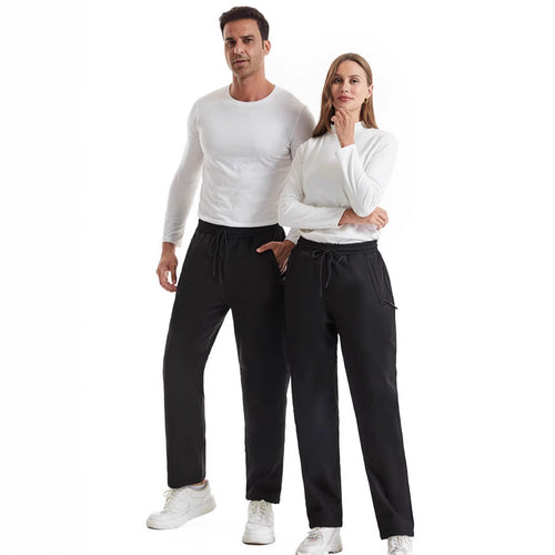 Damen Sportliche Jogginghose mit elastischem Bund und Taschen R&B