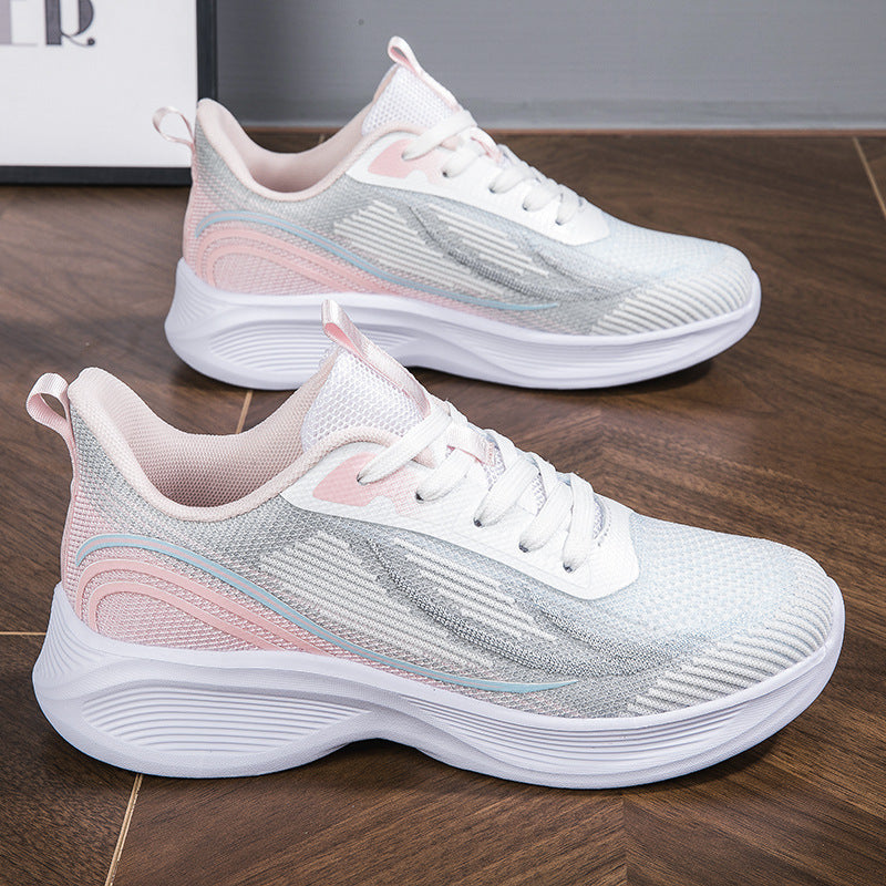 Damen Leichte und atmungsaktive Sneakers mit flexibler Dämpfung EB