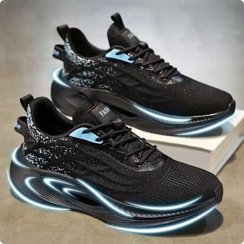Damen modische Sneakers mit innovativer Dämpfungstechnologie und futuristischem Design EB