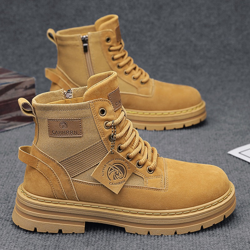 Damen robuste High-Top Stiefel mit praktischer Schnellschnürung und verstärktem Profil EB