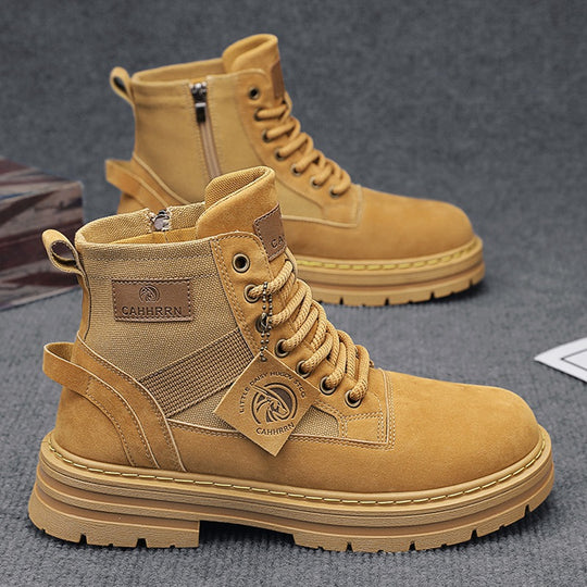 Damen robuste High-Top Stiefel mit praktischer Schnellschnürung und verstärktem Profil EB