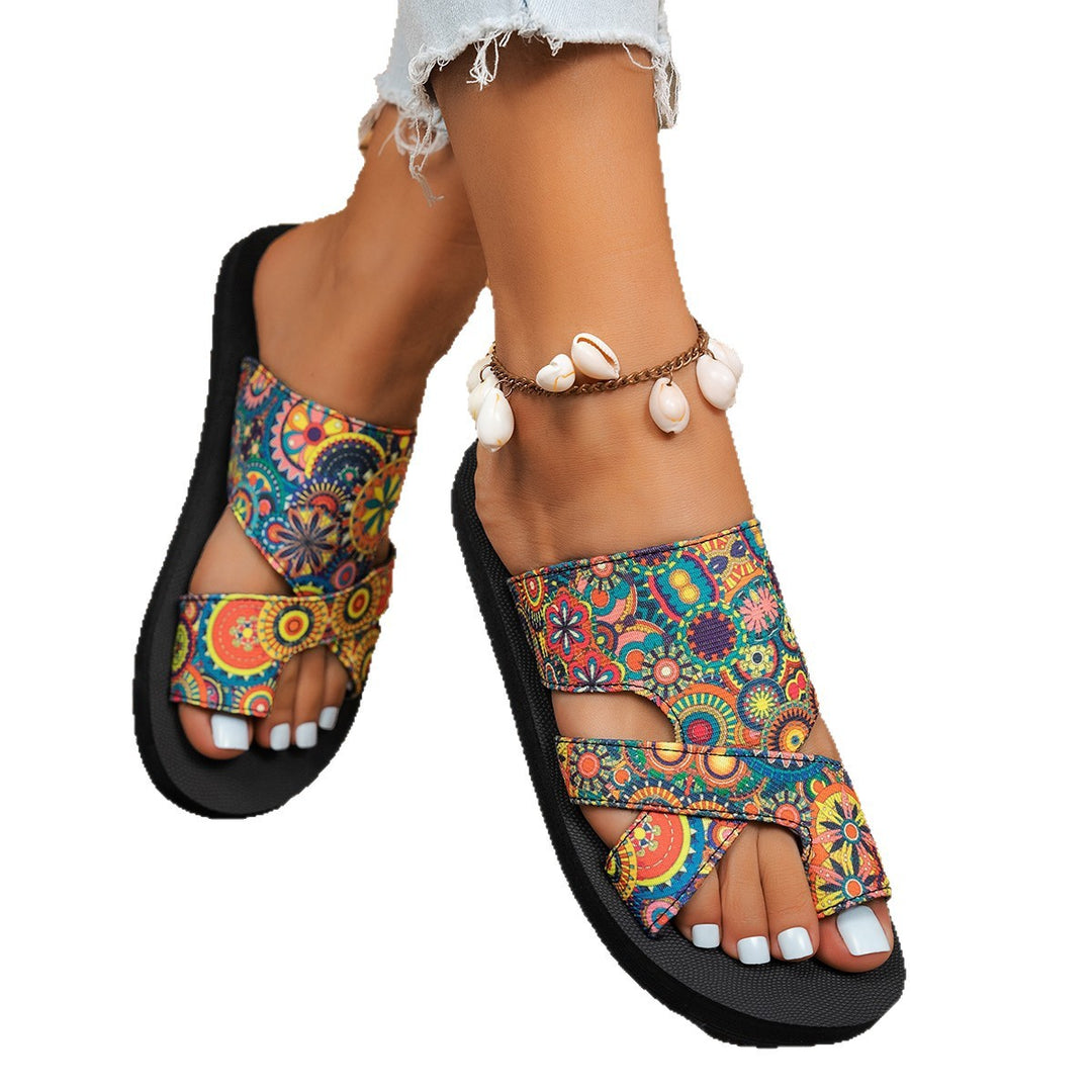 Damen Bequeme und farbenfrohe Sandalen EB