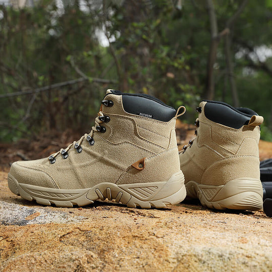 Herren Wetterschutz Stiefel mit verstärktem Knöchelschutz und rutschfester Sohle EB