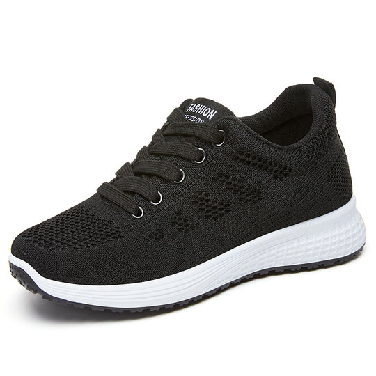 Damen Sportliche Sneaker mit atmungsaktivem Mesh-Obermaterial EB