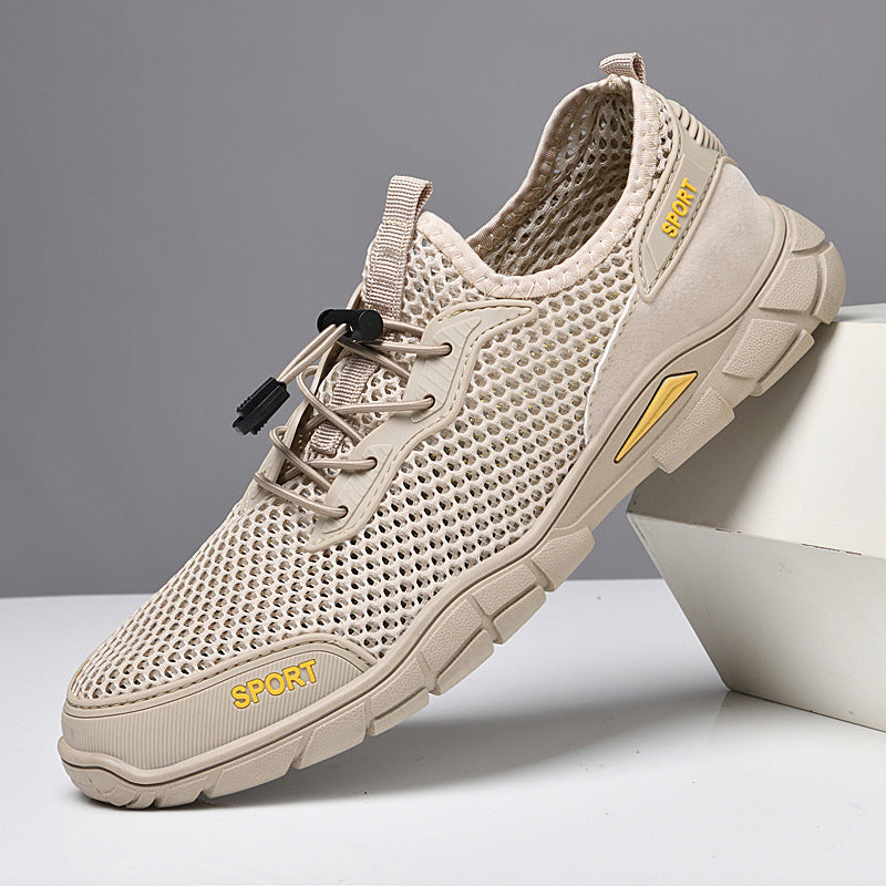 Herren Sportliche Mesh-Sneaker mit rutschfester Sohle EB