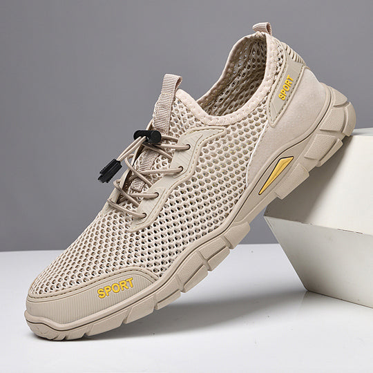 Herren Sportliche Mesh-Sneaker mit rutschfester Sohle EB