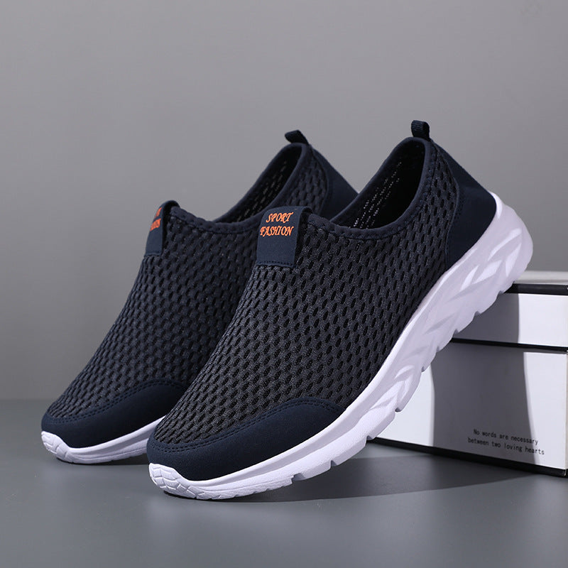 Damen Atmungsaktive Slip-On Sportschuhe mit elastischem Einschlupf EB