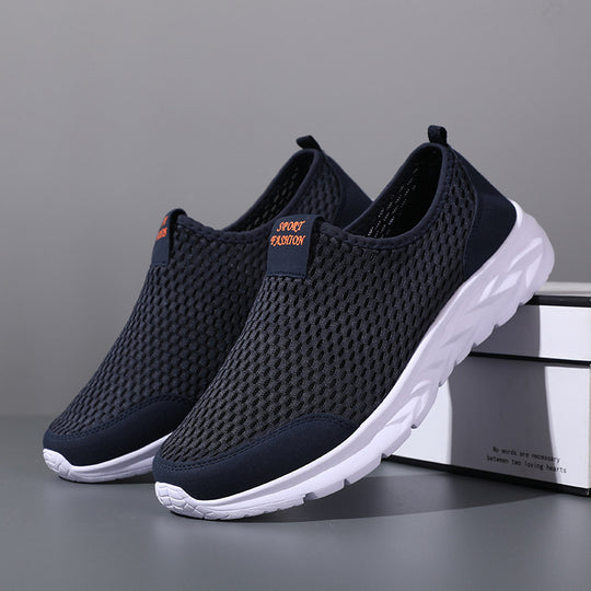Damen Atmungsaktive Slip-On Sportschuhe mit elastischem Einschlupf EB