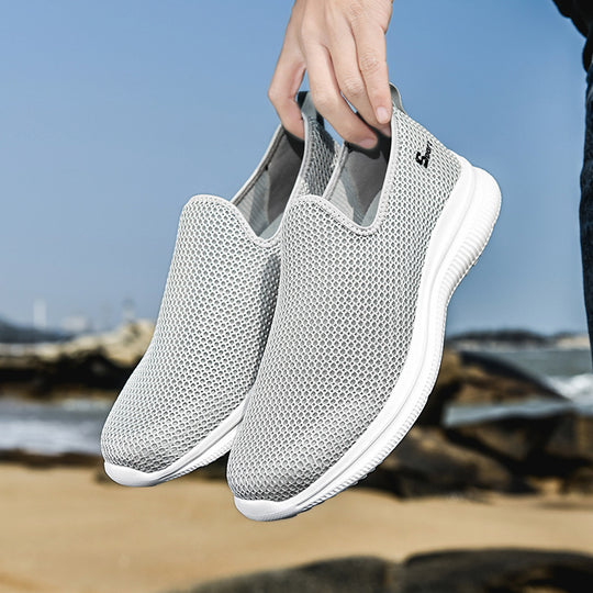 Damen Atmungsaktive Freizeit Sneaker mit flexiblem Slip-On Design EB