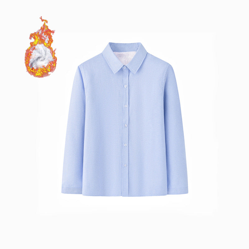 Damen Elegantes Langarmhemd mit weicher Innenseite EB