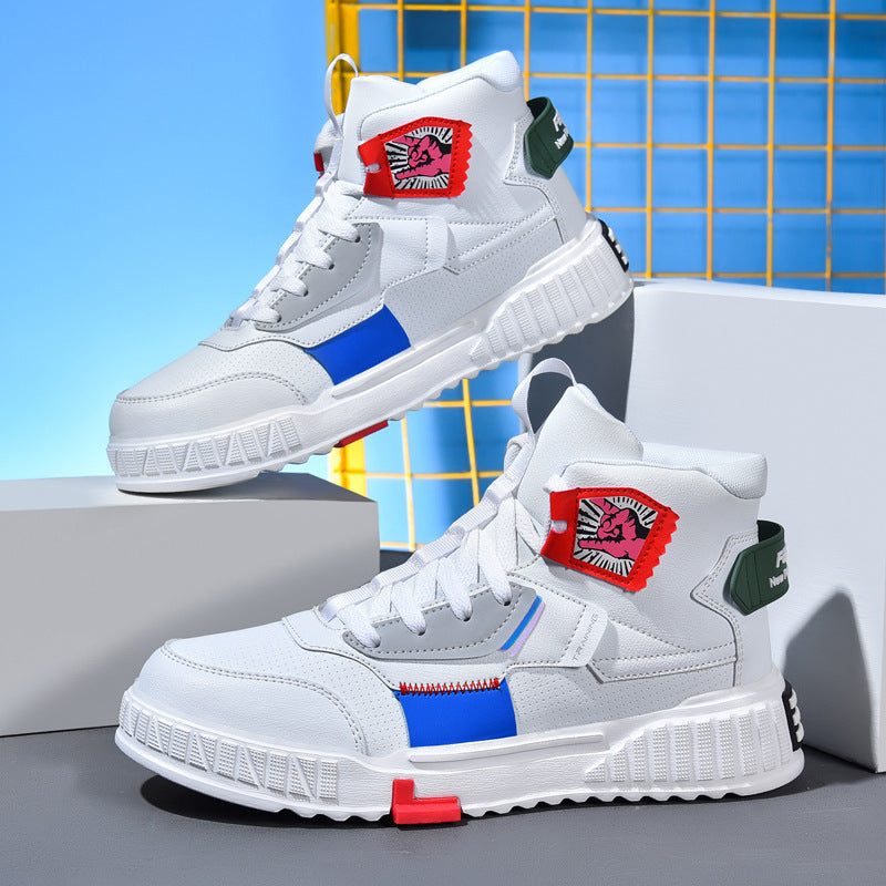 Damen Urbaner High-Top Sneaker mit innovativem Design und rutschfester Sohle EB