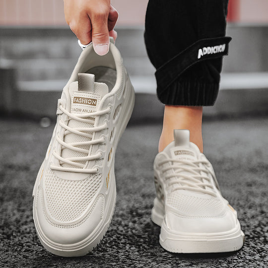 Damen Atmungsaktive Sport-Sneaker mit modernem Design und rutschfester Sohle EB