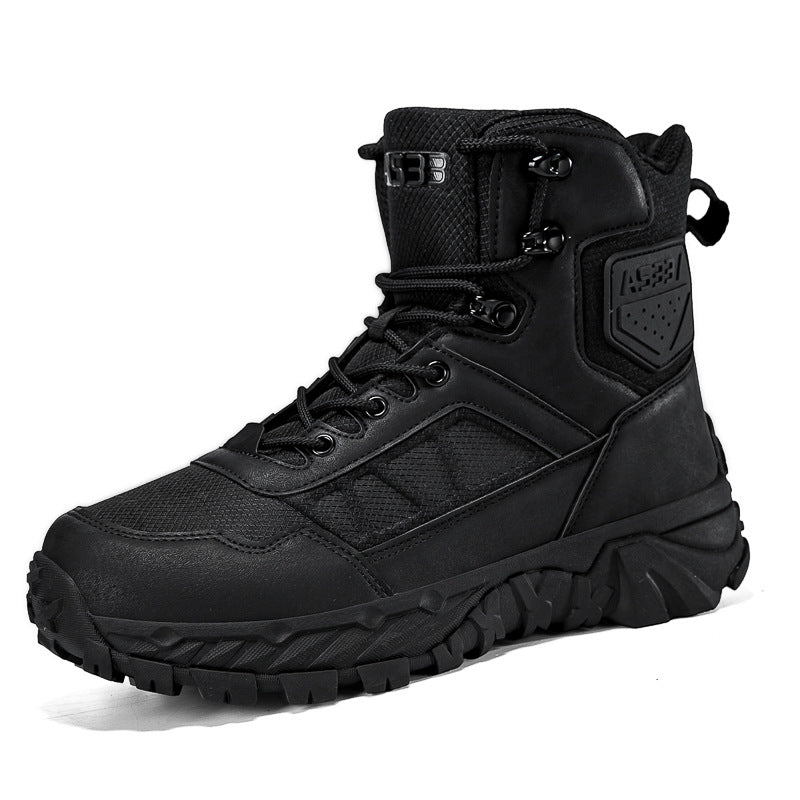 Herren Hochwertige Outdoor-Stiefel mit rutschfester Sohle und verstärktem Knöchelschutz EB