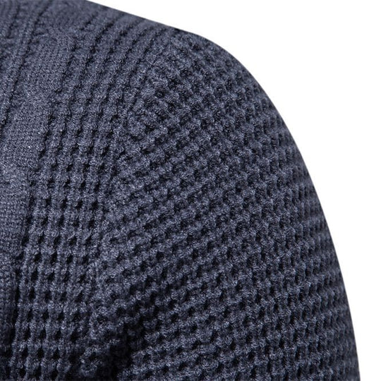 Herren Strickpullover mit modernem Strukturdesign EB