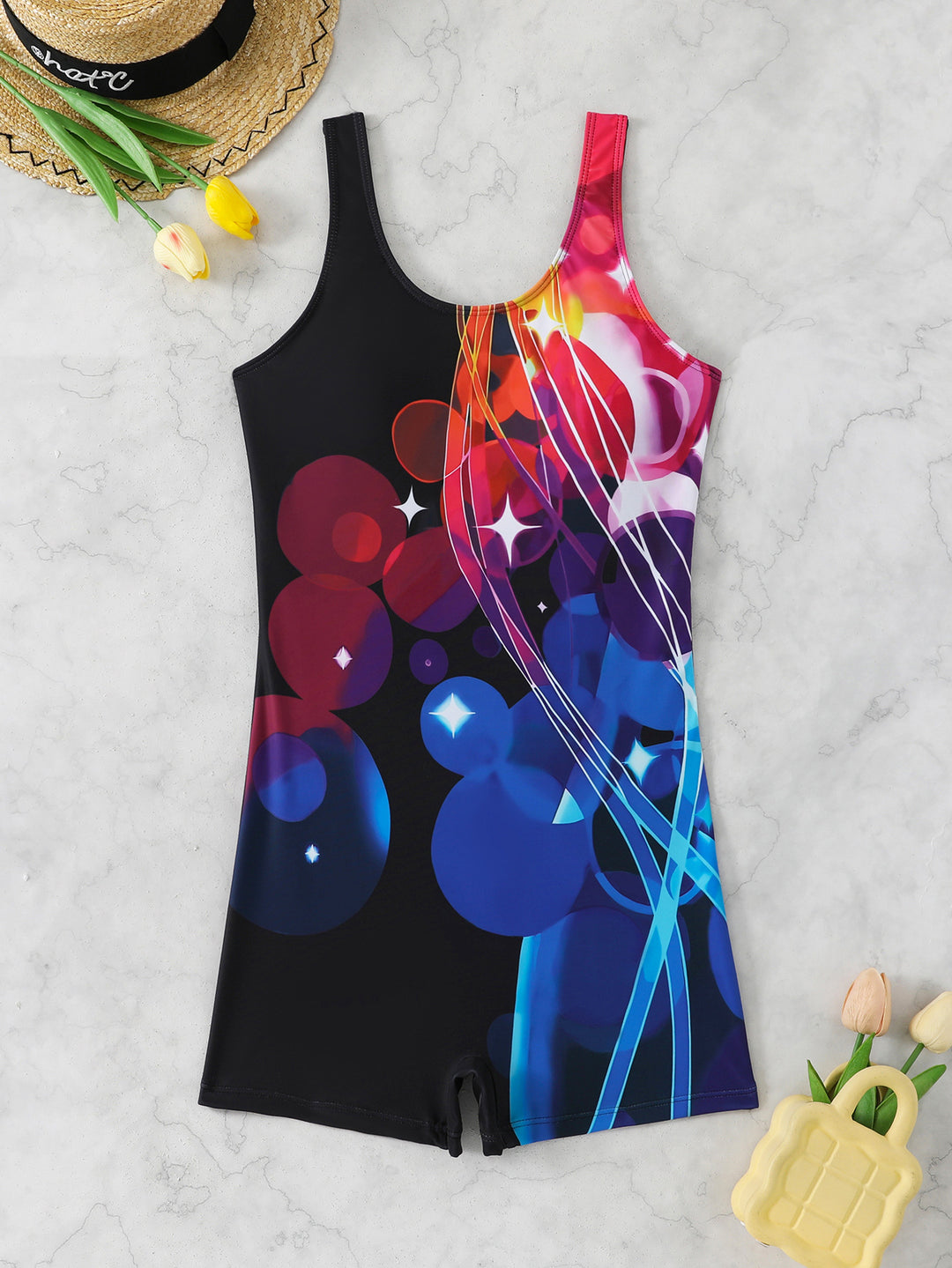 Damen Sportlicher Schwimmanzug EB