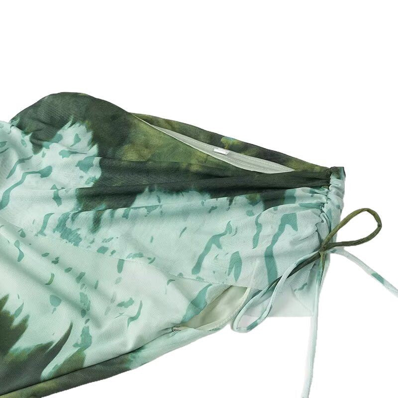 Damen One-Shoulder Kleid mit raffinierten Rüschendetails EB