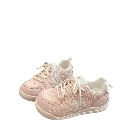 Damen Freizeit Sneakers mit hochwertigem Kunstleder-Obermaterial und dämpfender Sohle EB