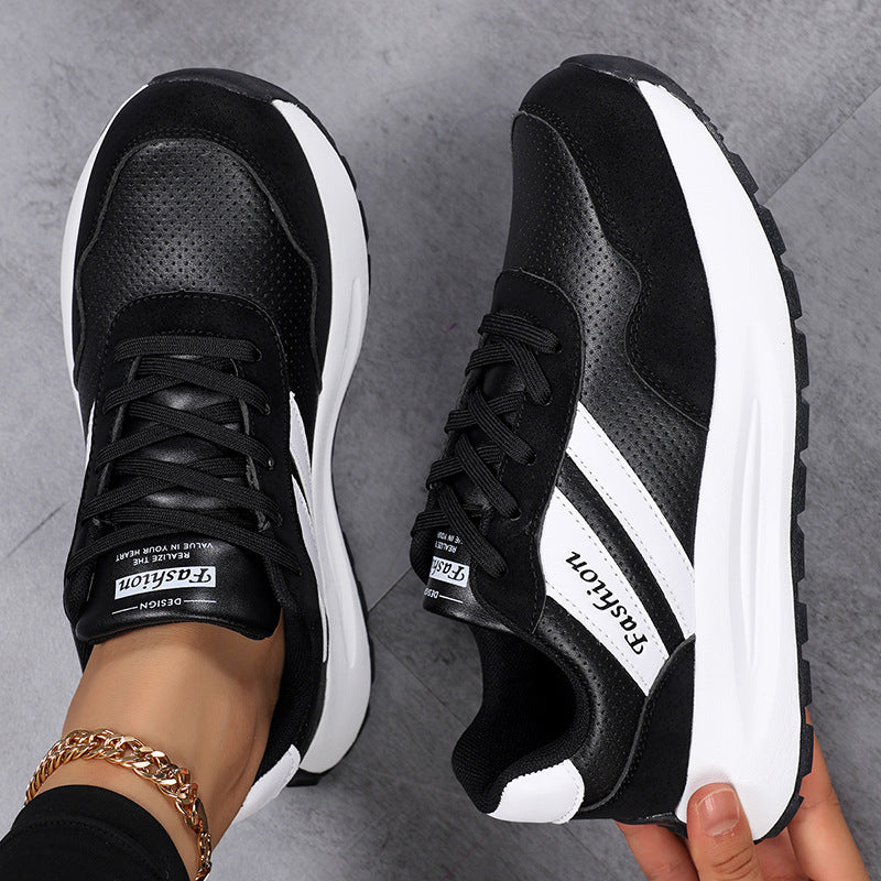 Damen Sportliche Lifestyle-Sneaker mit atmungsaktiver Obermaterialstruktur und rutschfester Sohle EB