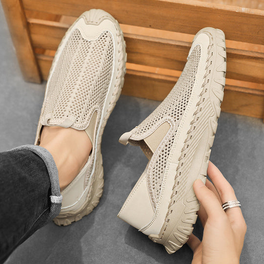 Damen Atmungsaktive Slip-On Sneakers mit Ergonomischem Design EB