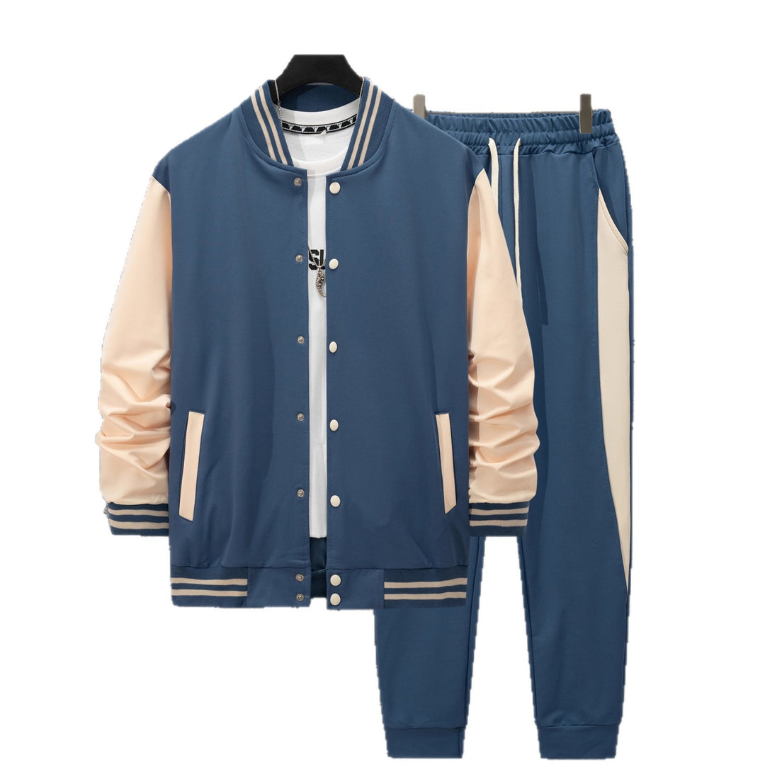 Herren Urbaner Sportanzug mit modischer Bomberjacke und Jogginghose EB