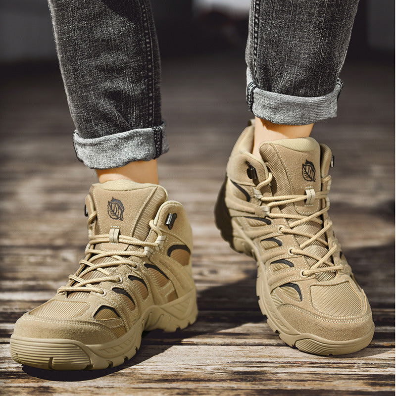 Damen Hochwertige Outdoor-Schnürboots mit wasserabweisendem Obermaterial und rutschfester Sohle EB