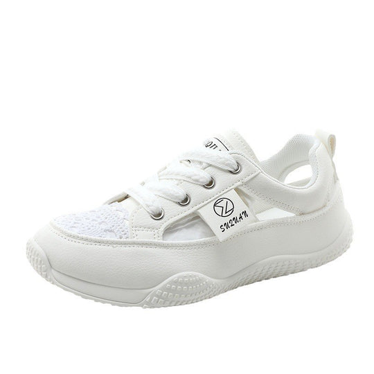 Damen Atmungsaktive Freizeitschuhe mit floralem Netzdesign EB