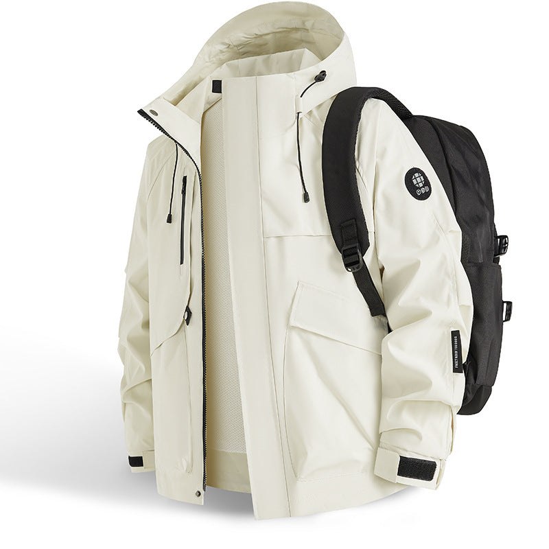Herren technische Outdoor-Jacke mit innovativem Taschenkonzept und atmungsaktiven Materialien EB