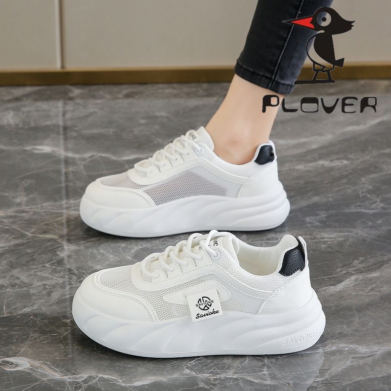 Damen Sportliche Sneakers mit ergonomischer Dämpfung und atmungsaktiver Oberflächenstruktur EB