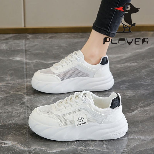 Damen Sportliche Sneakers mit ergonomischer Dämpfung und atmungsaktiver Oberflächenstruktur EB