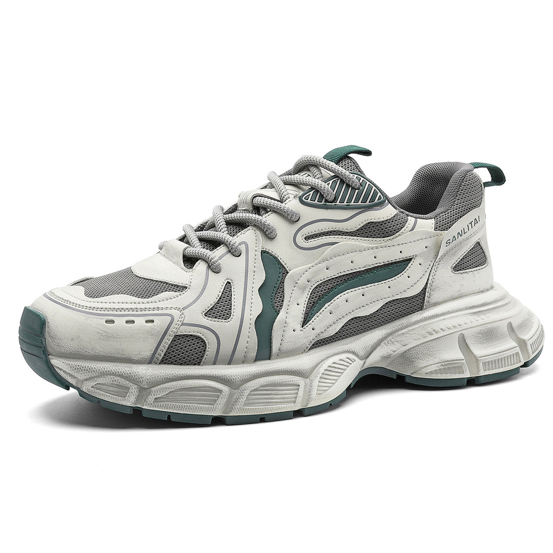 Damen Sportliche Chunky Sneakers mit atmungsaktiver Mesh-Oberfläche und robuster Sohle EB